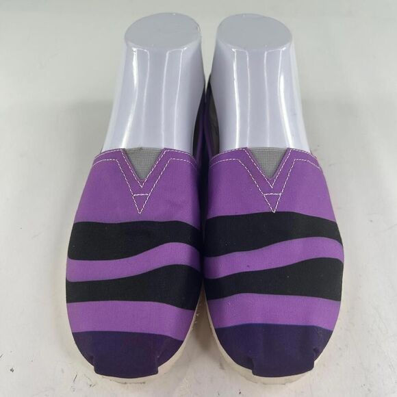 Groove Bags Women's MS. CRUZ Slip-On Shoes US 7.5 Purple Canvas Slippers Loafers - Picture 5 of 11